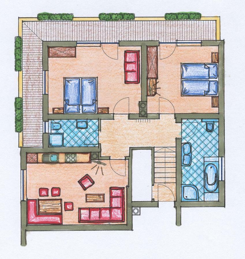 Appartments Enterwald 턱스 외부 사진